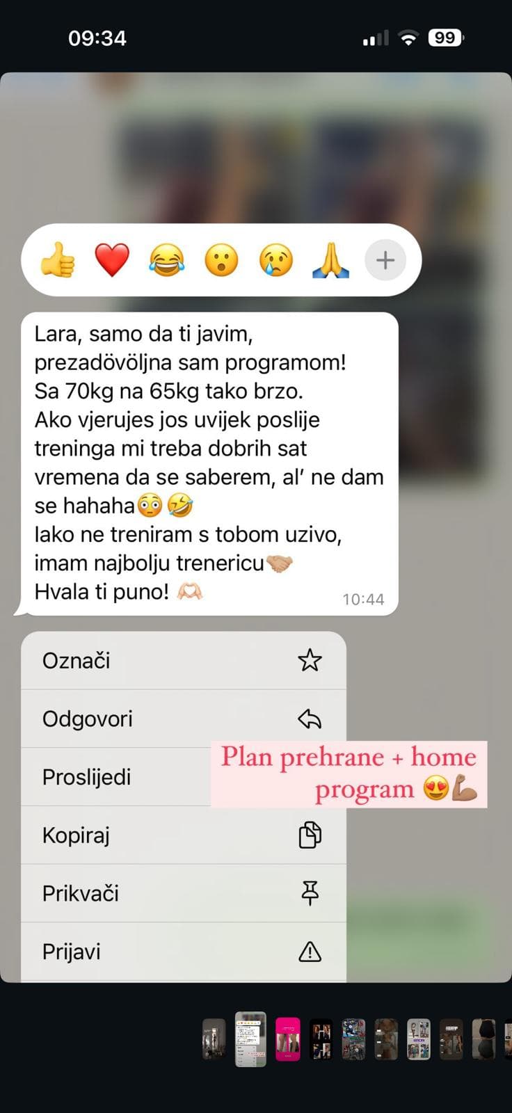 Poruka klijentica