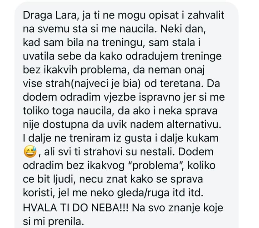 Poruka klijentica